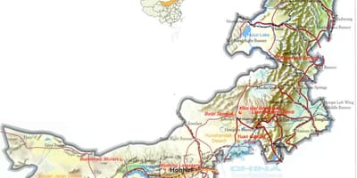 Exterior Mongòlia mapa