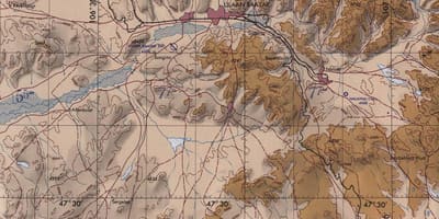 Mapa de Mongòlia topogràfic
